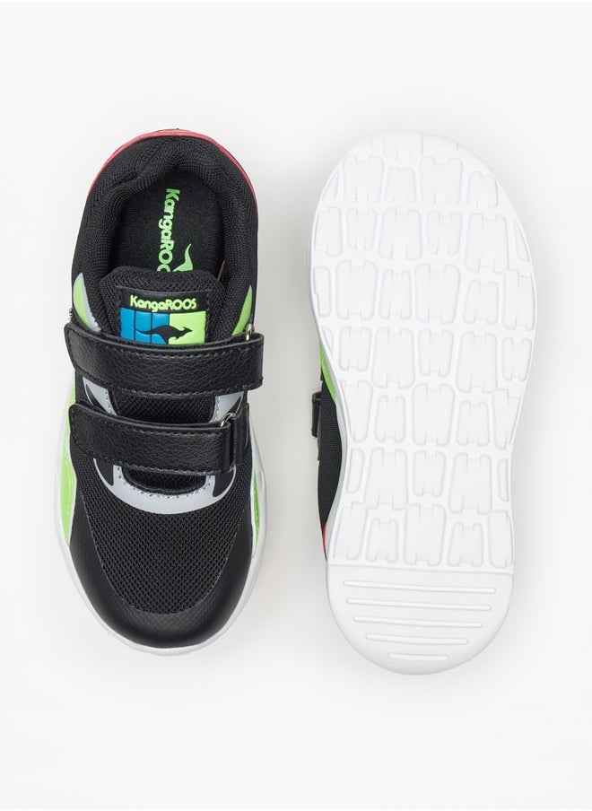 kangaROOS - Boys' Textured Sports Shoes with Hook and Loop Closure - Image 1