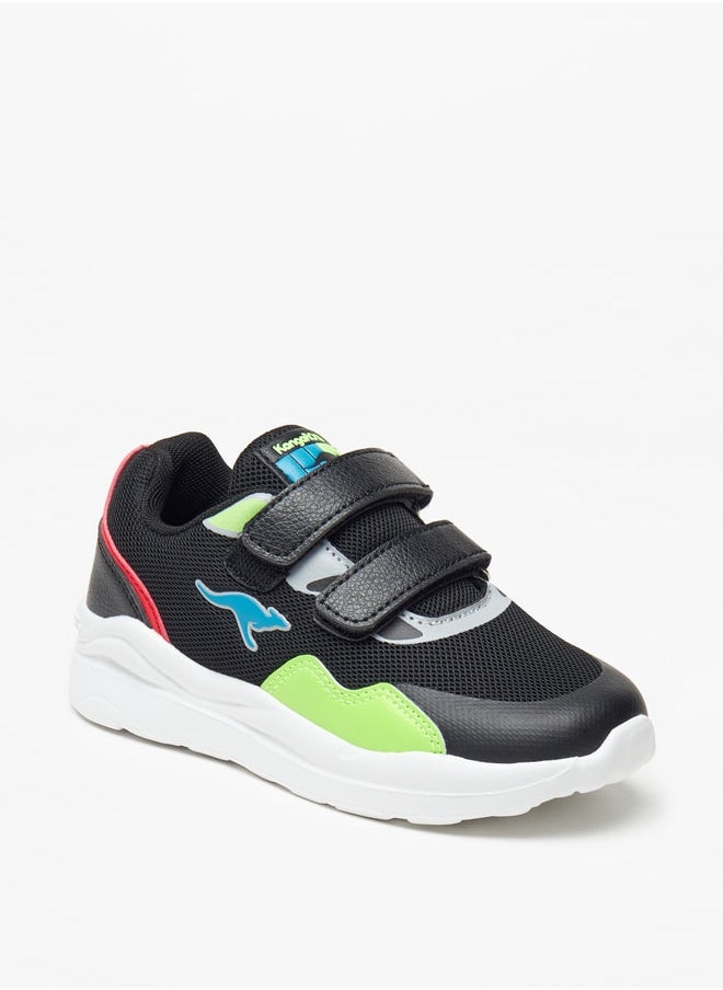 kangaROOS - Boys' Textured Sports Shoes with Hook and Loop Closure - Image 1