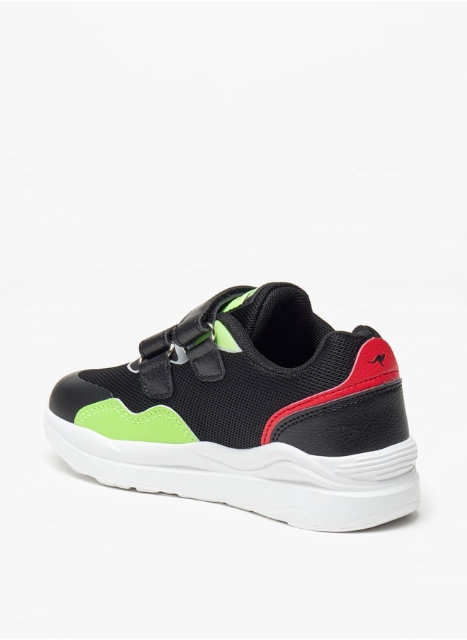 kangaROOS - Boys' Textured Sports Shoes with Hook and Loop Closure - Image 1