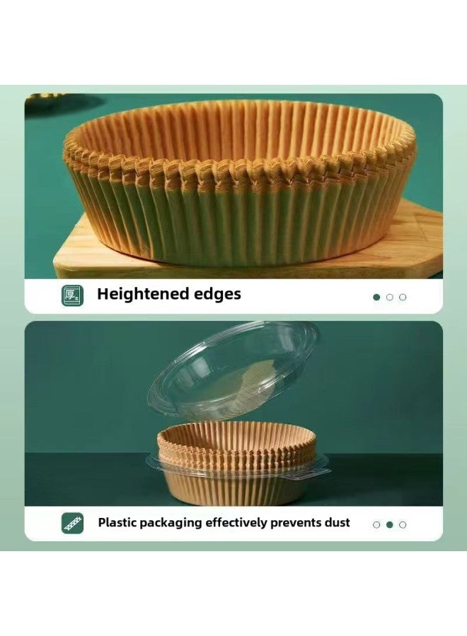 Extra Large Air Fryer Special Paper Square Round Paper Tray Silicone Oil Paper Baking Household Oil Absorbing Paper Food Paper Pad-Specifications:Large Square  Opp Bag - Image 4