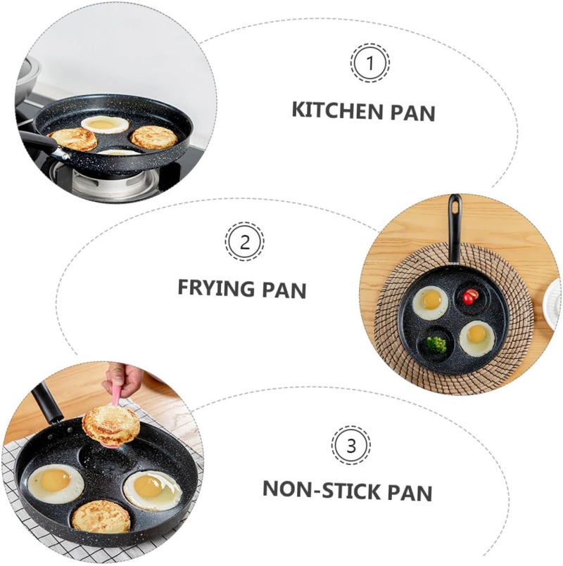 1pc Non-stick Frying Pan Cup Waffle Cooker for Household Use Compatible Induction Cookers Easy to Clean Material Heat Insulated Handle Design - Image 3