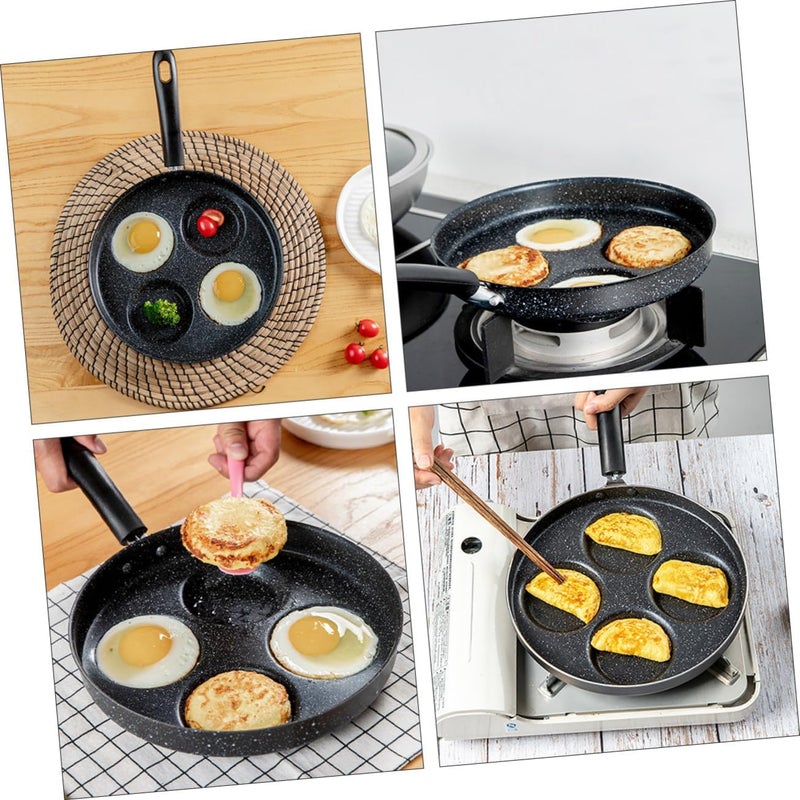 1pc Non-stick Frying Pan Cup Waffle Cooker for Household Use Compatible Induction Cookers Easy to Clean Material Heat Insulated Handle Design - Image 2