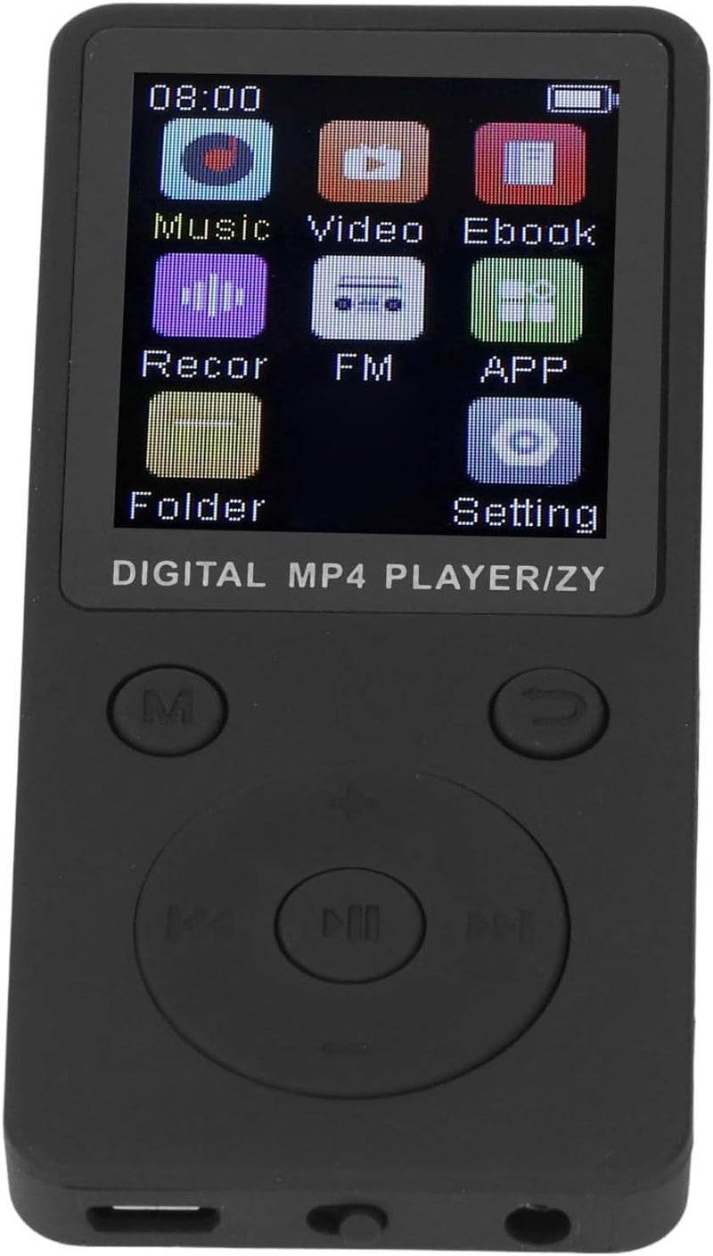 Bewinner Portable MP3 MP4 Player with 16GB Memory Card, Expandable to 128GB, for Music Video Entertainment and On-the-Go Use (Black) - Image 2