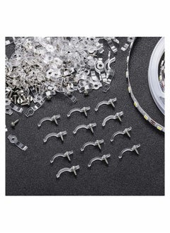 Y&D Strip Light Mounting Brackets with Screws Sets Waterproof Led Holder 200 Pack LED Clips Included Ideal for 10 mm Wide Lights Bedroom Strips  - Image 3