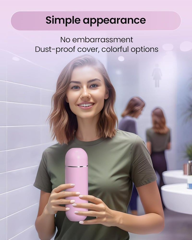 Redsack Portable Bidet for Travel & Camping - Manual Squeeze Handheld Peri Bottle for Feminine Hygiene, 3 Leak-Proof Seals, Extendable Sprayer with Rotating Nozzle for Men & Women (Light Purple, General) - Image 5