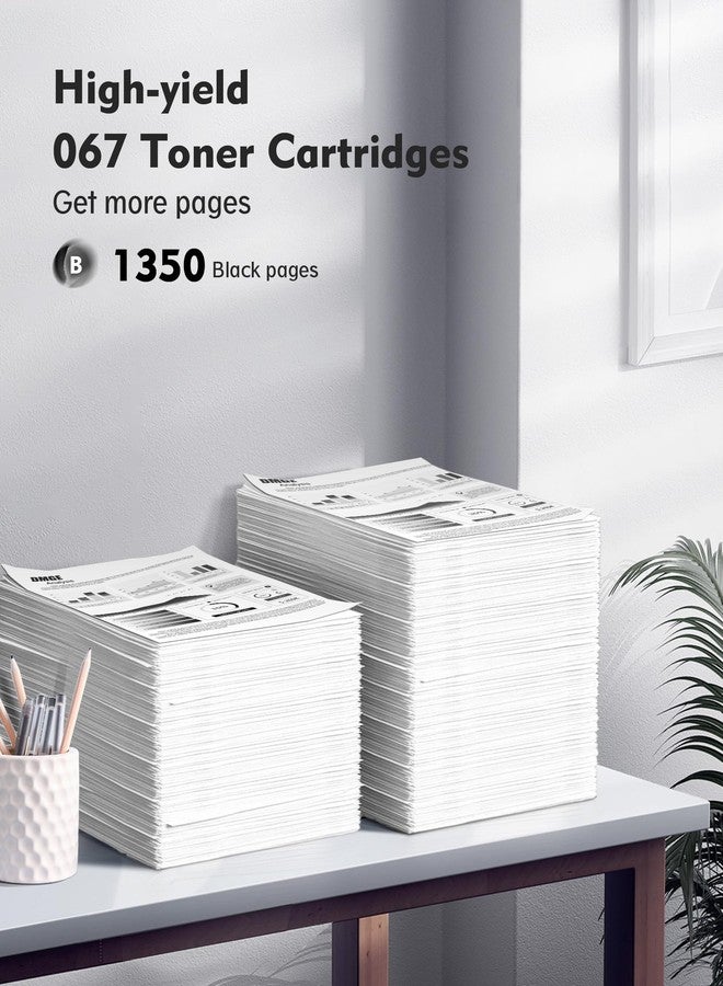 DMGE 067 Black Toner Cartridge Set - Replacement for Canon 067 067H CRG-067, Compatible with Canon Color ImageClass MF656Cdw LBP632Cdw MF654Cdw MF653Cdw LBP633Cdw Printer (2 Pack) - Image 3