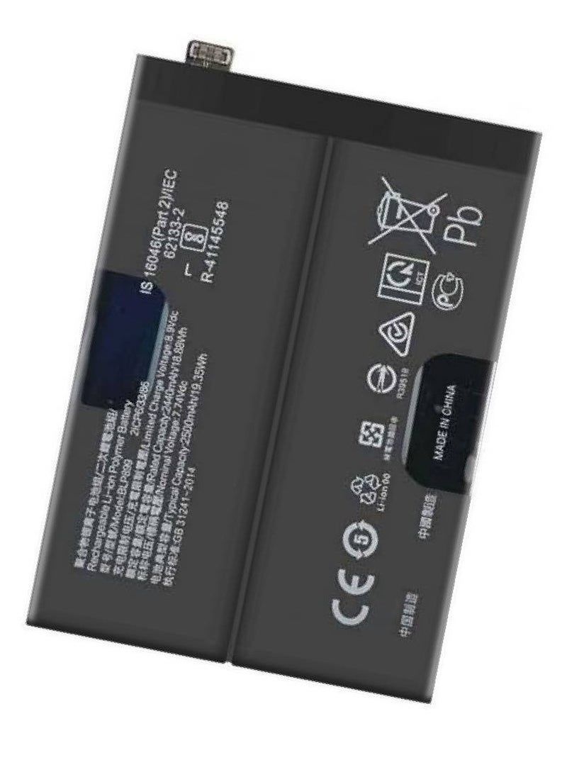 MUNTAQI Replacement Internal Battery BLP899 Compatible for OnePlus 10 Pro 5G (Black) ‚Äì High-Capacity Li-ion Battery for Extended Power, Safe Charging, and Long-Lasting Performance - Image 1
