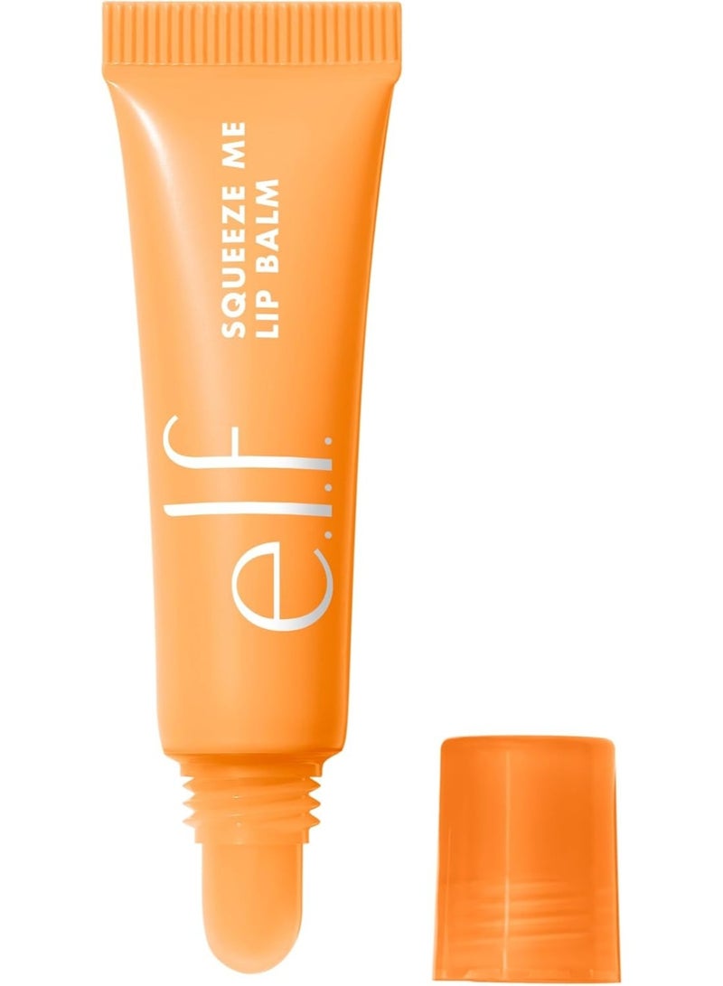 إلف مرطب شفاه Squeeze Me Lip Balm، مرطب شفاه مرطب للحصول على لون شفاف غني بحمض الهيالورونيك، لون الخوخ - Image 1