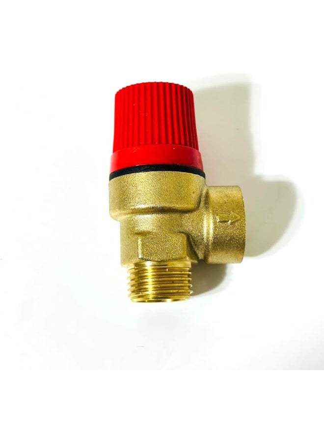 Biella صمام تخفيف تصريف الأمان من النحاس 3/4" لسخان الماء (6 بار) - Image 3