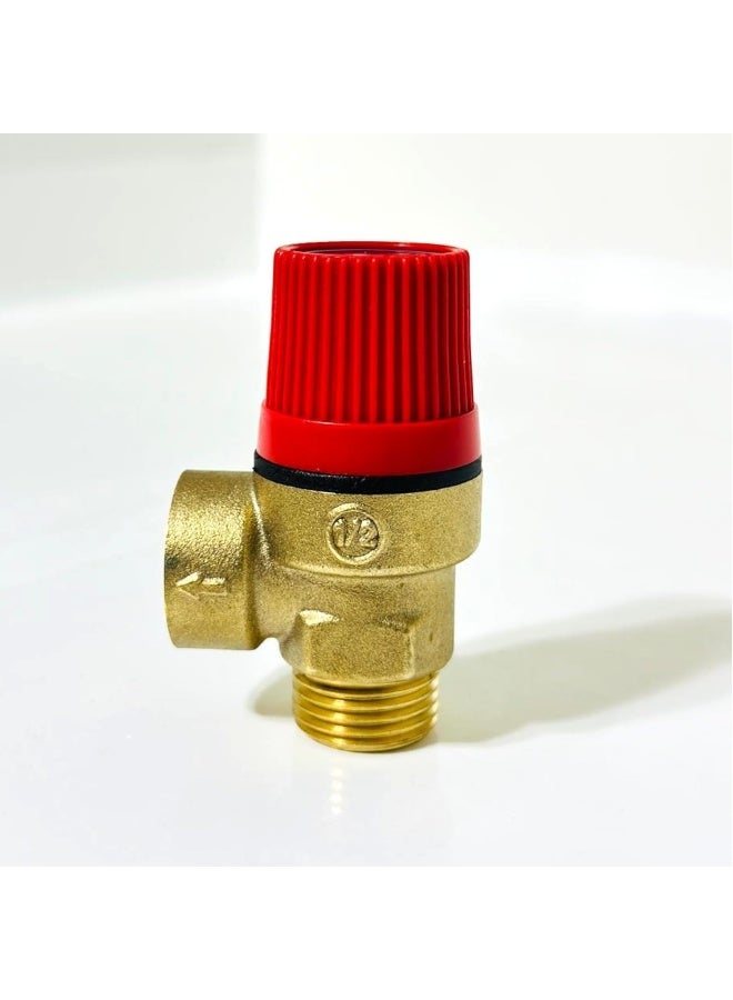 Biella صمام تخفيف تصريف الأمان من النحاس 3/4" لسخان الماء (6 بار) - Image 1