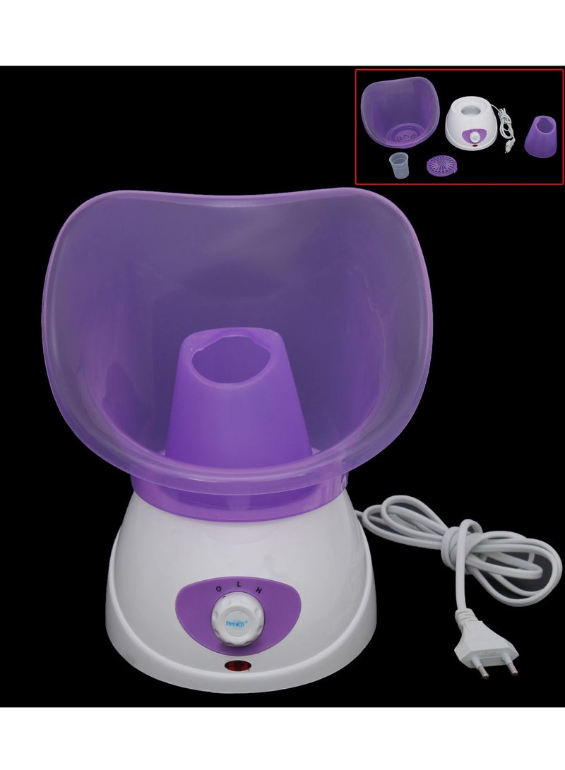 Benice Sauna Facial Steamer Purple/White - Image 2