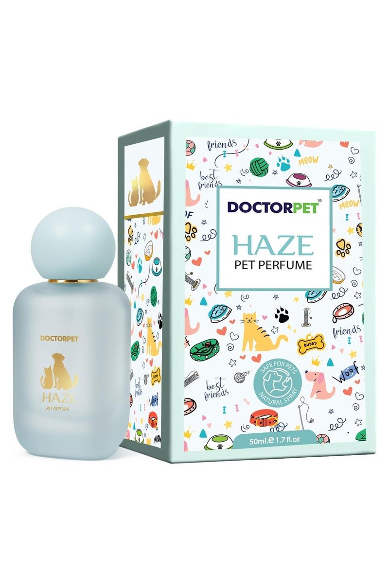 DOCTERPET Doctor Pet Haze Pet Perfume - 50ml - Soft Fresh Scent for Pets - Crisp, Clean & Elegant Fragrance Mist for Pets - Image 1