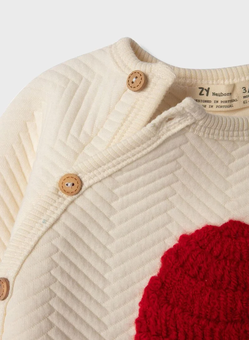 Zippy Infant Mushroom Sweatshirt + Pyjama Set