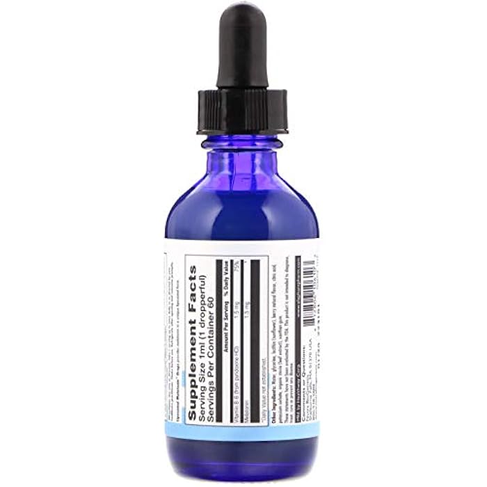 Nutra Biogenesis Liposomal Melatonin - Liquid Melatonin for Adults, Nighttime Melatonin Drops, Fast Sleep Support for Kids, Extra Strength Calming Tincture - 2 Fl Oz (60 ml) - Image 2