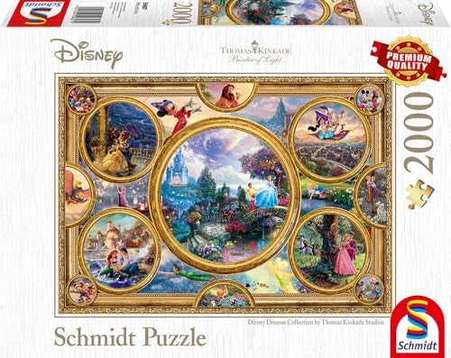Schmidt Thomas Kinkade Disney Dreams Collection Jigsaw Puzzle 2000Piece - Image 5