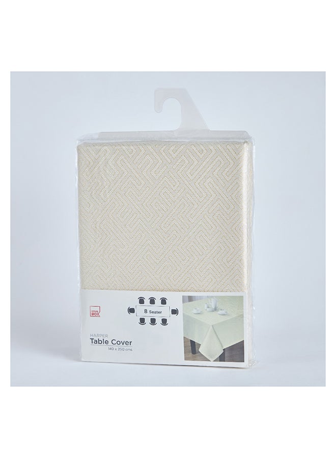 Home Box Harper Alim Jacquard Table Cloth 250 x 140 cm  - Image 4