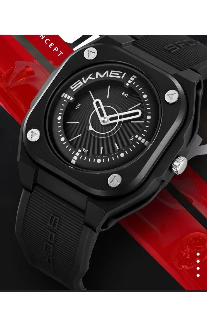SKMEI Designer new style, PU strap sports watch, multi-function waterproof watch, pointer dial, gift for men and women - Image 2
