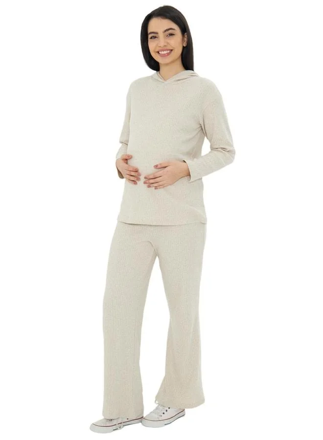 LuvmaBelly - MYRA9610 - Knit Maternity Bottom and Top Set.