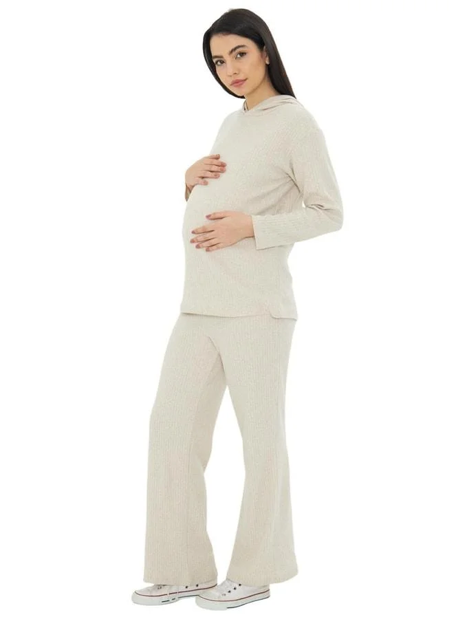 LuvmaBelly - MYRA9610 - Knit Maternity Bottom and Top Set.