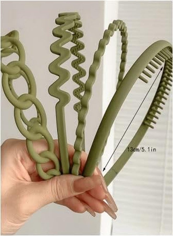 Shidara 9 Pc Matt Hair Band ( Pack Of 9 Set ) - Image 3