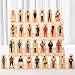 Arrowbash 30 Pcs Wooden Community Helpers Toys Multicultural Career Wooden People Figures Small Professionals Character Set for Preschool Classroom Educational Activity Sorting Stacking Toys - Image 2