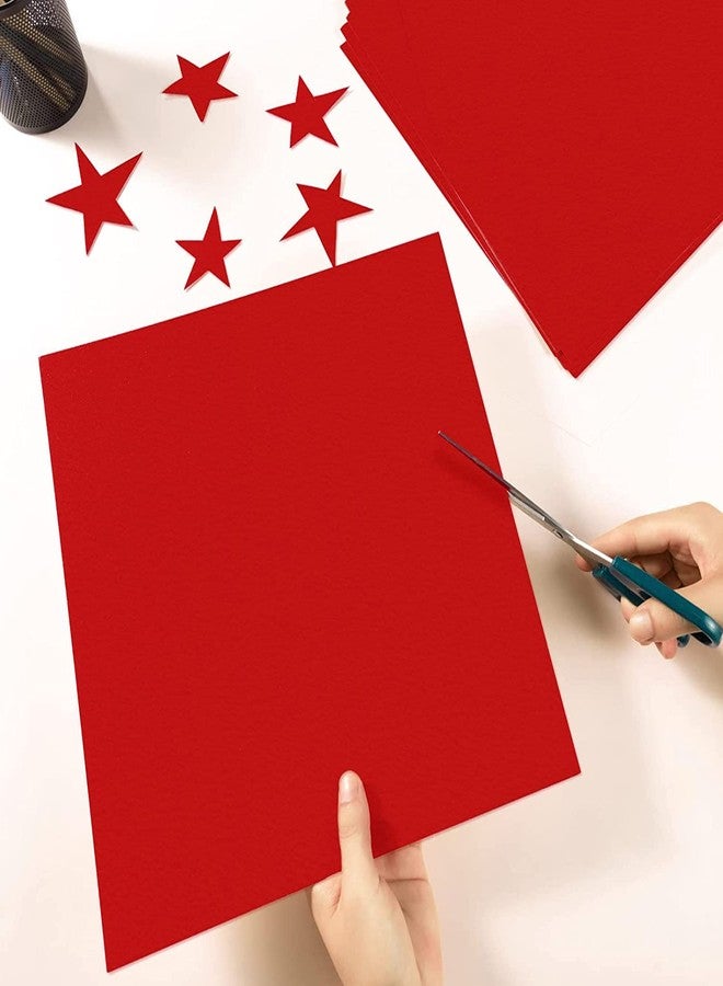Bonmiy 25Sheets Red Cardstock Paper, 8.5 x 11 Card stock for Cricut, Thick Construction Paper for Card Making, Scrapbooking, Craft 90 lb / 250 gsm - Image 4