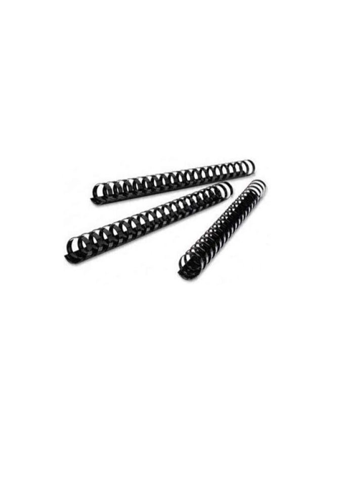SUPER DEAL 50-Piece Binding Combs 22mm Black 