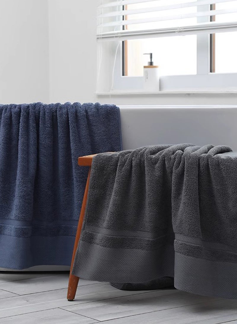 Sharpdo 6-Piece Cotton Gift Towel and Bath Towel Set, 2 Hand Towels + 2 Towels + 2 Bath Towels, Soft and Skin-Friendly Cotton Towel - Image 2