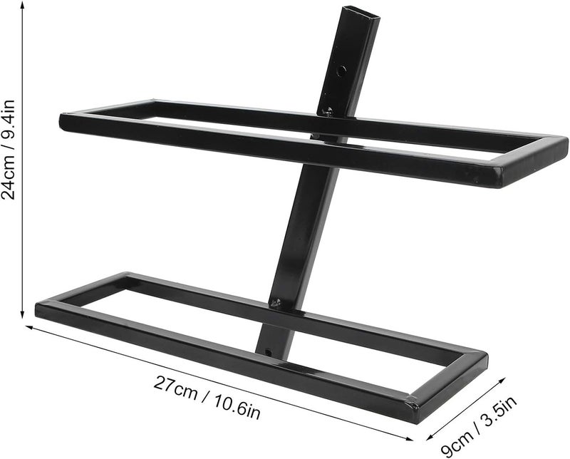 klarako Metal Hanging Wine Display Shelf,Wall Mounted Wine Rack Wall Mounted Red Wine Bottle Holder Rack Storage Shelf for Household Kitchen Bar Decor (Slant Hanging Wine Rack for 2 - Image 5