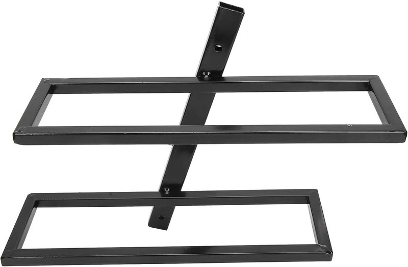 klarako Metal Hanging Wine Display Shelf,Wall Mounted Wine Rack Wall Mounted Red Wine Bottle Holder Rack Storage Shelf for Household Kitchen Bar Decor (Slant Hanging Wine Rack for 2 - Image 1