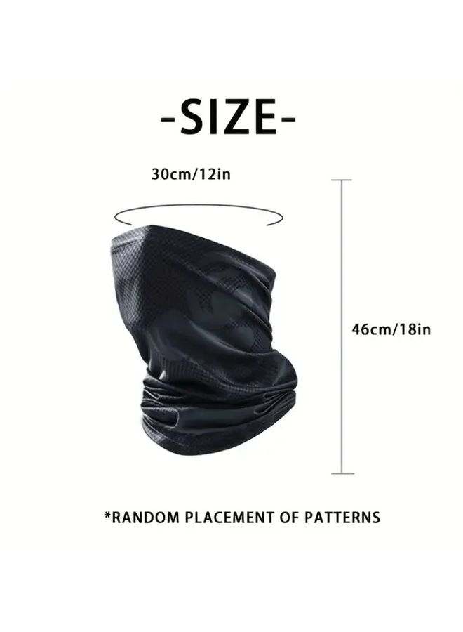 Multifunctional Black Ear Hanging Scarf For Cycling Fishing Sun Protection - Image 2