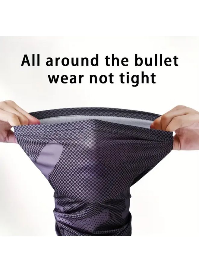 Multifunctional Black Ear Hanging Scarf For Cycling Fishing Sun Protection - Image 5