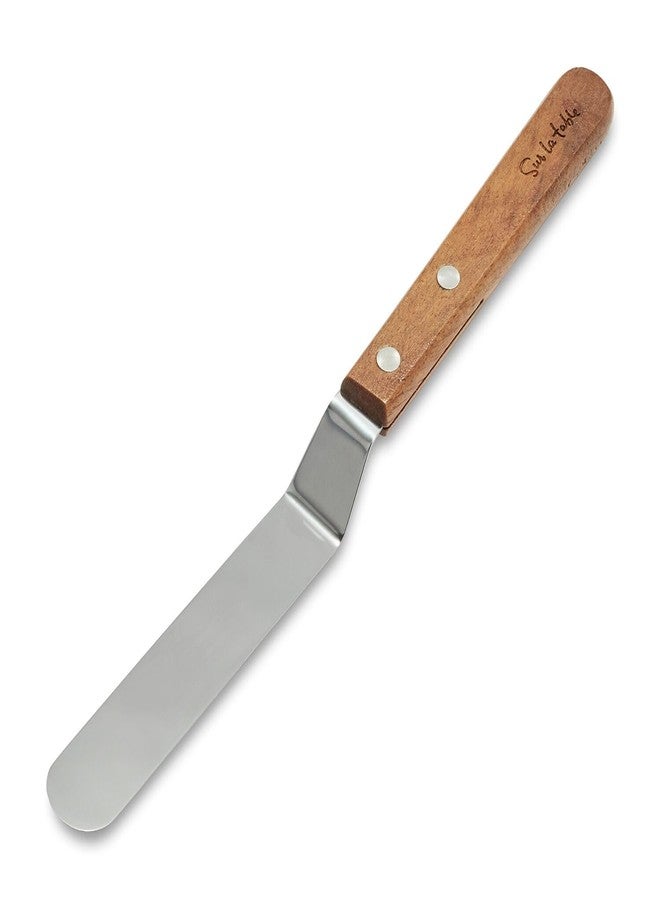 Sur La Table Offset Wood-Handle Icing Spatula - Image 3