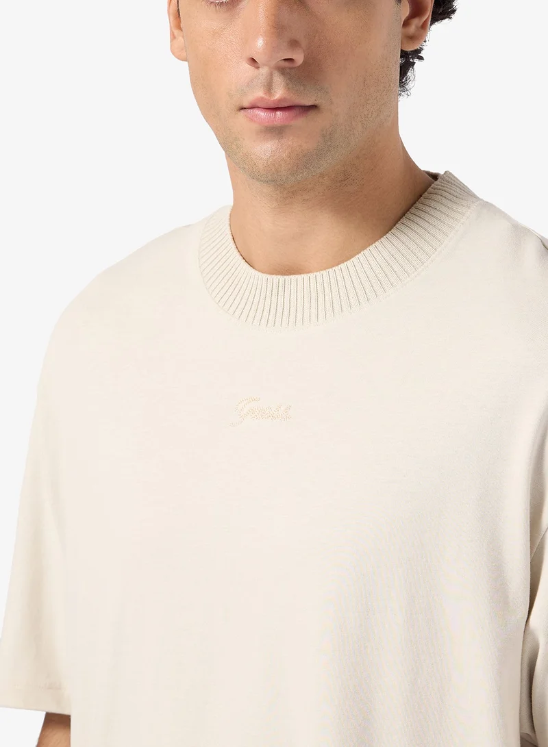 GUESS  Short Sleeve Contrast Collar Knitted Top for Men | Best Price UAE