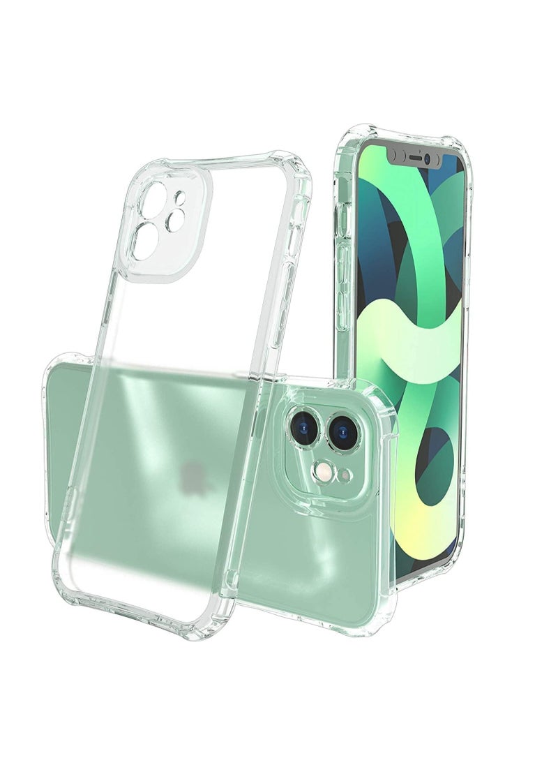 Generic - Anti-Scratch Shock Proof Bumper Transparent Silicone Reinforced Edges Cover for iPhone 11 - Image 1