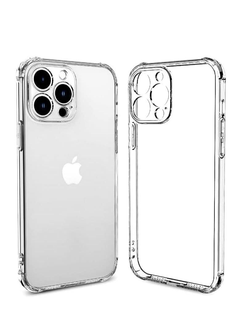 Generic - Anti-Scratch Shock Proof Bumper Transparent Silicone Reinforced Edges Cover for iPhone 11 - Image 1