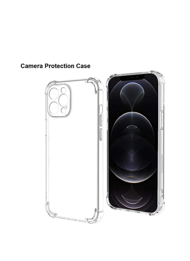 Generic - Anti-Scratch Shock Proof Bumper Transparent Silicone Reinforced Edges Cover for iPhone 11 - Image 1
