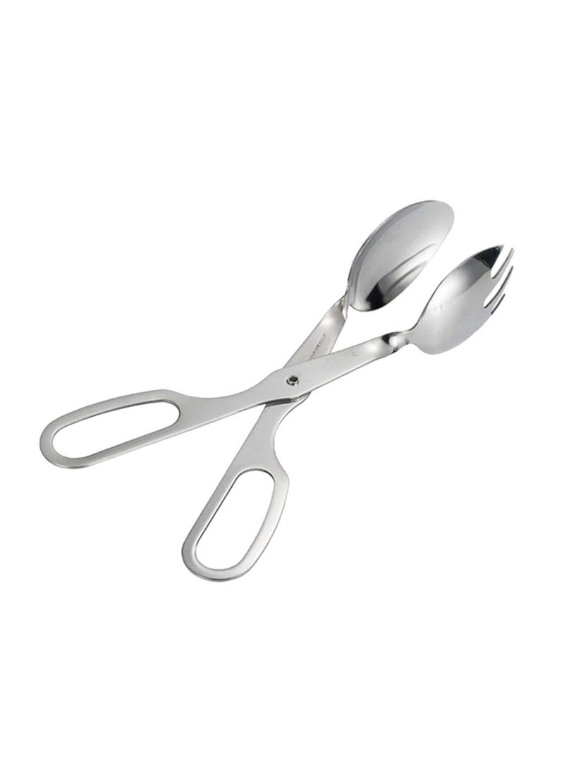 IVELECT Kitchen Stainless Steel Cooking Tong Clamp Food Utensil BBQ Buffet Clip S  - Image 1