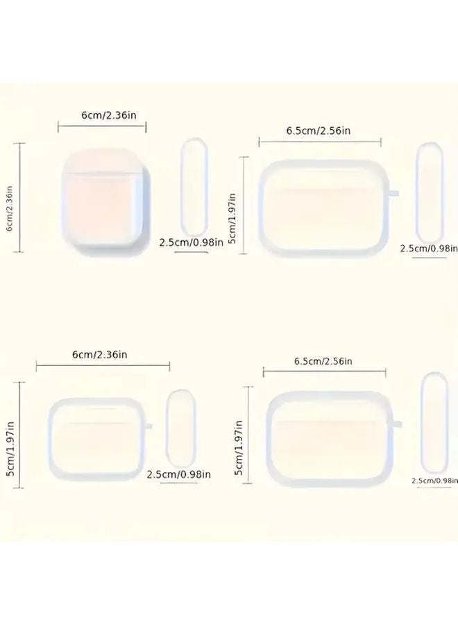 غطاء واقي خفيف الوزن على شكل بيضة بلون الكاكي لمقاومة السقوط لسماعات Airpods 4 - Image 3