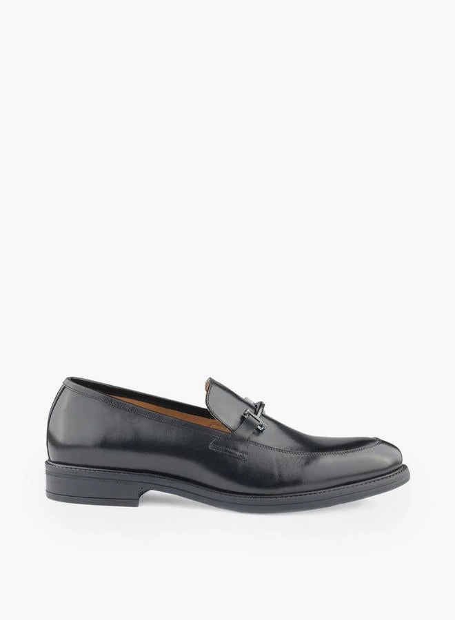 دوتشيني Men Metal Accent Slip-On Loafers