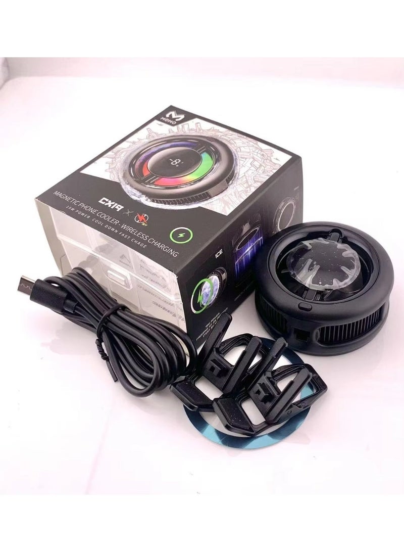 MEMO CX19 Magnetic Wireless Charger – 15W Fast Charging & Cooling - Image 1