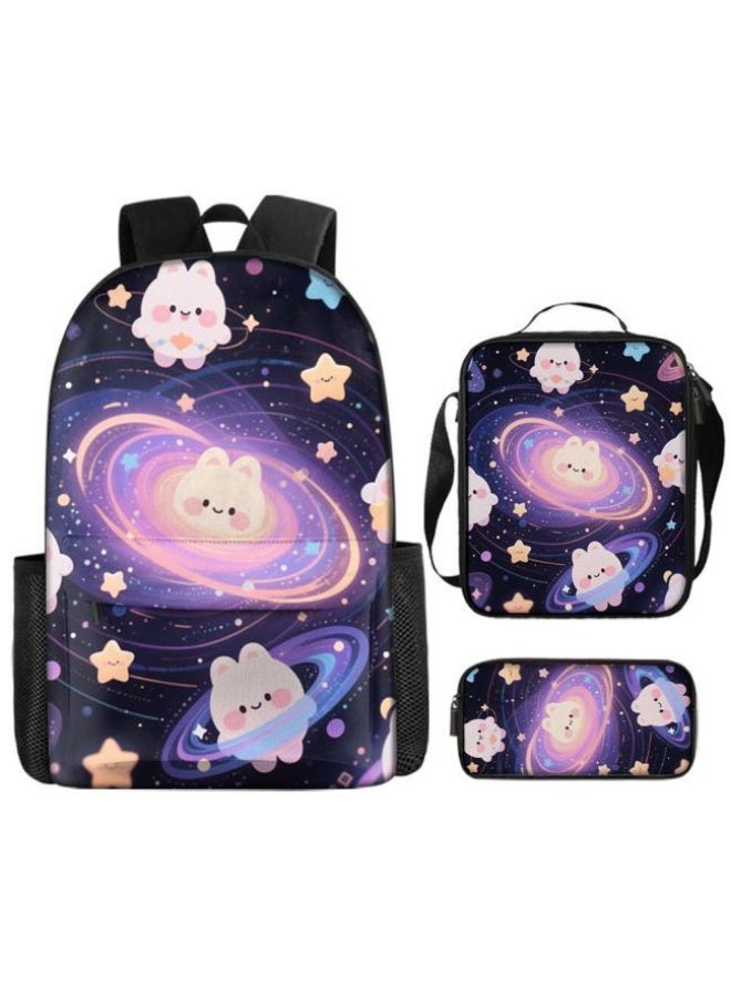 Cute cartoon companion, fashionable and practical bag set (students, children, friends outings, mountain climbing, etc. are available) - 687 - Image 1