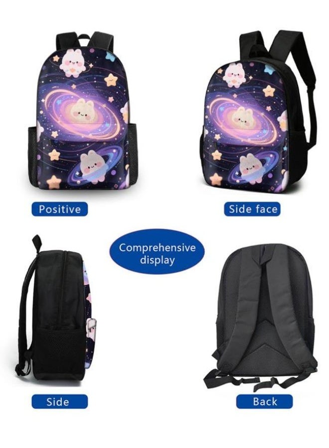 Cute cartoon companion, fashionable and practical bag set (students, children, friends outings, mountain climbing, etc. are available) - 687 - Image 3