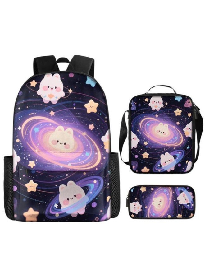 Cute cartoon companion, fashionable and practical bag set (students, children, friends outings, mountain climbing, etc. are available) - 687 - Image 2