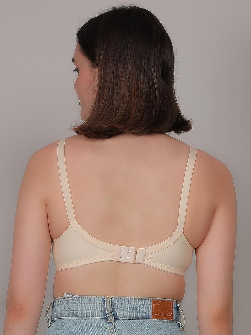 Fabme Mastectomy Cancer Pocket Bra with One Micro Fiber Filled Adjustable Pad | Cotton Bra - Image 2