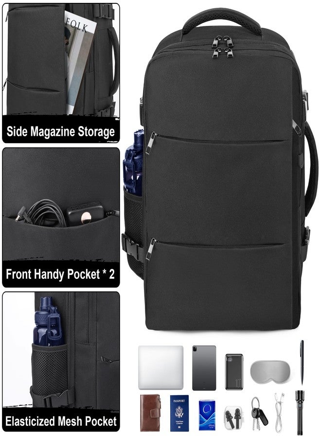 DEYACE Travel Backpack for Men Women, TSA Approved Carry On Backpack Personal Item Size Airplane Approved Weekender Bag, Water Resistant Lightweight Laptop Daypack for Flight - Image 4