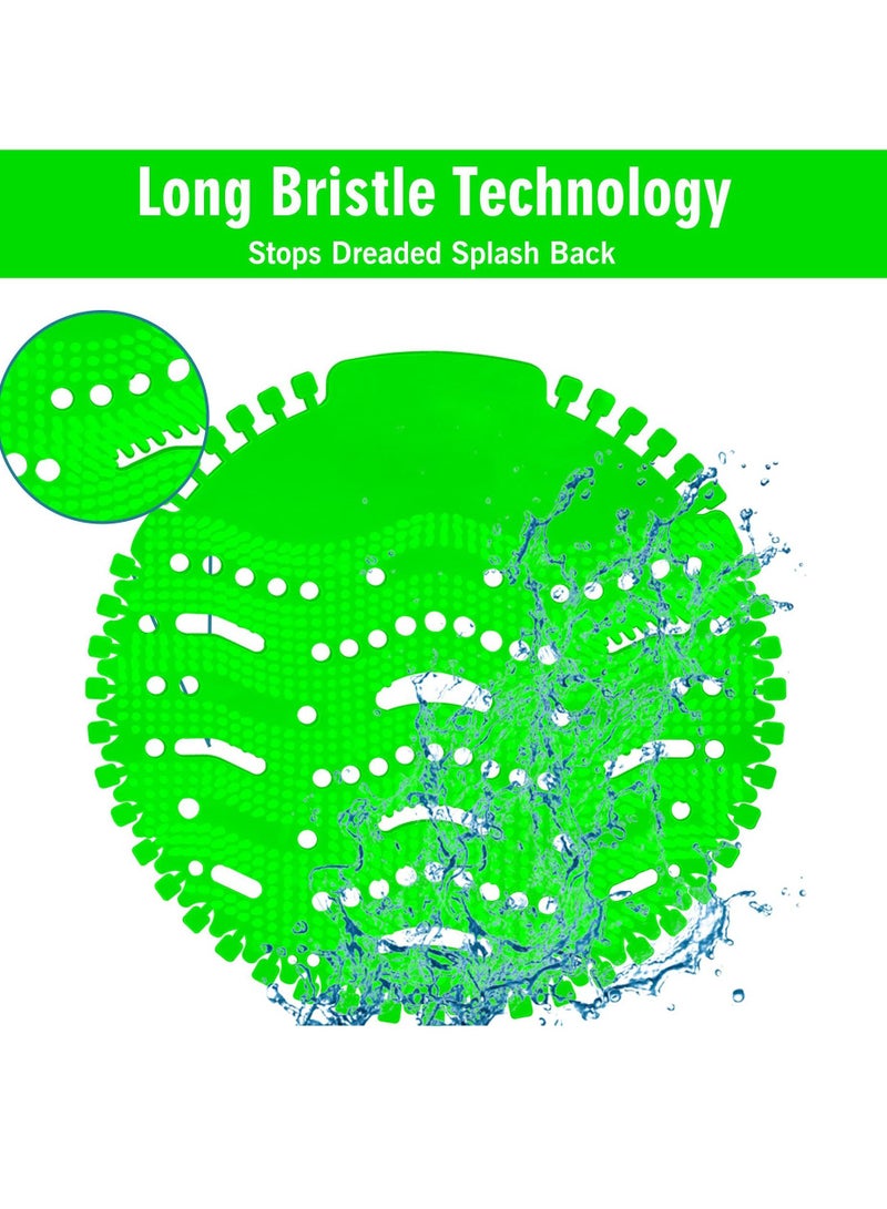 KASTWAVE شاشات المرحاض العطرية مزيل الروائح مع شعيرات مضادة للرذاذ عبوة 5 للرجال حمام بدون ماء للحمامات العامة وتناسب معظم أنواع المراحيض خضراء - Image 2