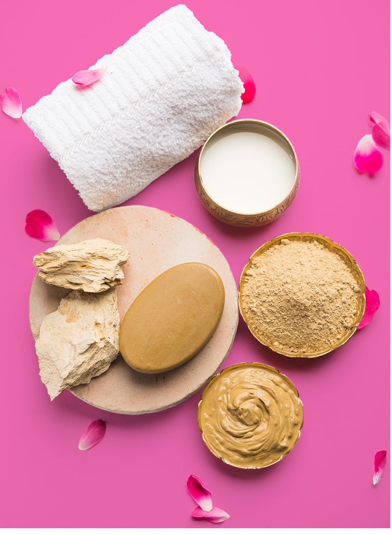ABBASALI Ingredients Expert 100% Natural Sabut Multani Mitti (Bentonite Clay) For Face Pack- 200g  - Image 3
