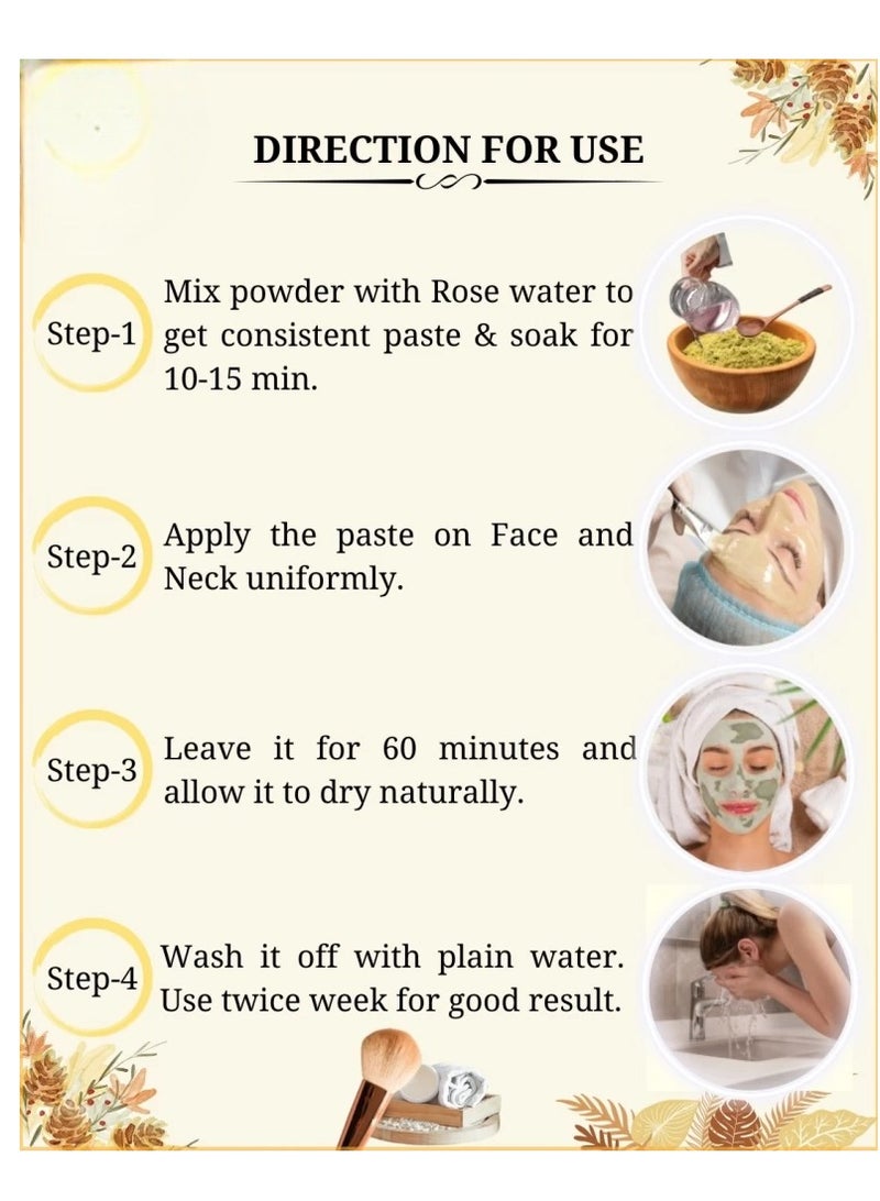 ABBASALI Ingredients Expert 100% Natural Sabut Multani Mitti (Bentonite Clay) For Face Pack- 200g  - Image 5