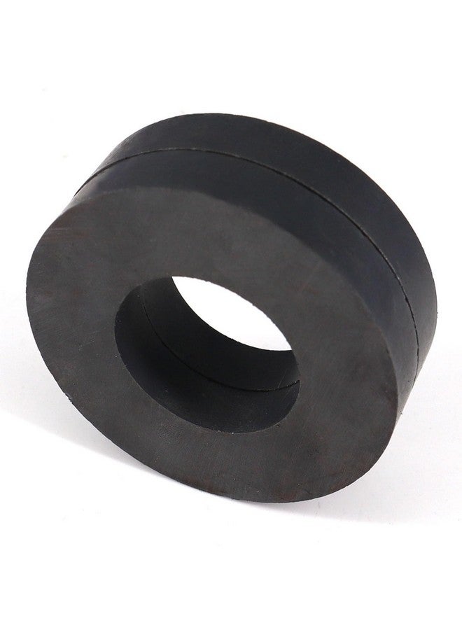 AOMAG® Ferrite Magnet Ring OD60 x ID32 x 10mm 2.4" large grade C8 Ceramic Magnets (Pack of 2) - Image 1